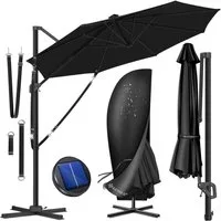 KESSER Ampelschirm, Sonnenschirm SUN Rund XL Ø330 cm 360° Drehbar inkl. Abdeckung