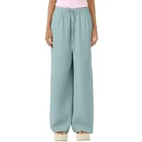 QS Stoffhose mit Gummizug und weitem Bein