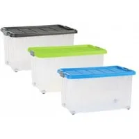 axentia Aufbewahrungsbox Unibox 60 x 40 x 34 cm 55 l Deckel Roll. 235874 (1 St)