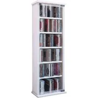 VCM Standregal Holz CD DVD Stand Regal Schrank Classic Glastür, 1-tlg., 92x31x18cm Schrank, Aufbewahrung