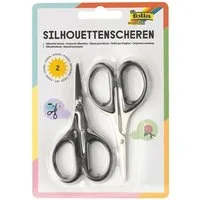 Folia Scheren-Set, (2-tlg), Silhouettenscheren