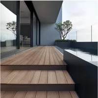 HOME DELUXE Terrassendielen WPC SAMANA PREMIUM - Mengenauswahl, 2 m², BxL: je 14,6x220 cm, (Komplettset - inkl. Unterkonstruktion), 3D-Holzoptik, WPC Hohlkammerdiele, Bodenbelag