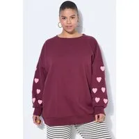 Studio Untold Sweatshirt Sweatshirt extra oversized Ärmel-Hearts