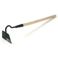 PROREGAL® Gartenhacke Gartenhacke 108/1000, flaches Oberteil, Holzgriff