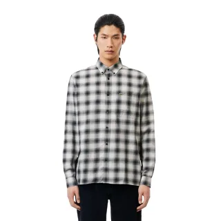 Lacoste - Hemd für Herren, Flanell, Regulär (Schwarz/Weiß)