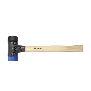 Wiha Schonhammer Safety weich/mittelweich mit Hickory-Holzstiel, Rund-Schlagkopf - 26652