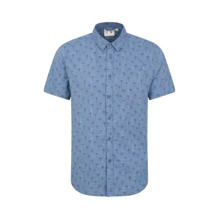 Mountain Warehouse - "Preston Illustration" Hemd für Herren (Blau)