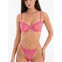 Elegant Love Set: Bügel-BH Sexy Dessous-Set – Stilvolle Unterwäsche aus Spitze (Set, 2-tlg., mit Tanga) Feines Lingerie-Set – Reizwäsche für besondere Anlässe