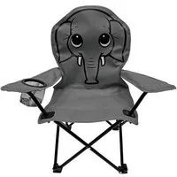 Linder Exclusiv GmbH Campingstuhl Kinder Camping-Stuhl Falt-Armlehnstuhl Kinderstuhl Stuhl Campingsessel, leichter Transport - inklusive Tragetasche