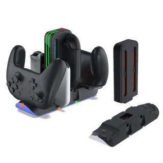 DOBE TNS-51101 Multi Controller Charging Dock RGB Game Controller Charger Station for Swith2/Switch with LED Indicator