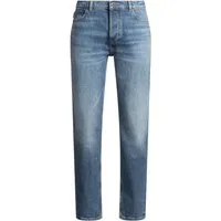 HUGO Tapered-fit-Jeans Brody mit Stone-washed-Finish