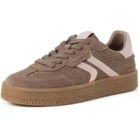 Tamaris Plateausneaker Freizeitschuh, Halbschuh, Schnürschuh im Retro-Look