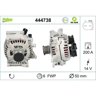 Valeo Lichtmaschine 200A Mercedes E-Klasse S-Klasse