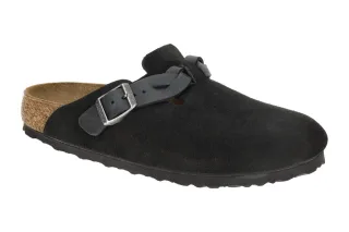 Birkenstock 1030497 Boston Braided Clogs Schwarz - Black bequeme Damenschuhe