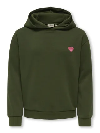 KIDS ONLY - KOGLOLAS L/S PRINT HOOD SWT Forest Night - Gr. - 152