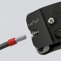Knipex Crimpzange Selbsteinstellende Crimpzange für Aderendhülsen 97 53 08