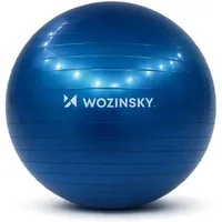 Wozinsky Gymnastikball WGB65 (Einzelprodukt, inklusive Pumpe), Rutschfeste Oberfläche für sicheres Training