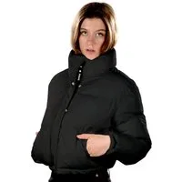 Shorai Steppjacke Damen-Steppjacke kurz SH2304.528 Weitenregulierung in der Taille und wattierter Stehkragen