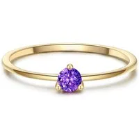 Glanzstücke München Solitärring GSM740 (1-tlg), aus Sterling Silber