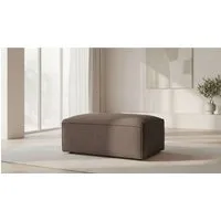 OTTO home Polsterhocker Mittell, Chenille, 102x61 cm, bodentief