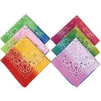 nsihing Kopftuch 6er-Set Bandana, vielseitig einsetzbares Haartuch mit Paisley-Print, Unisex-Kopftuch, Bandanas, Stirnband, Cowboy-Accessoires