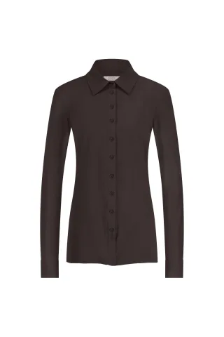 Studio Anneloes - Poppy blouse espresso - Gr. - S