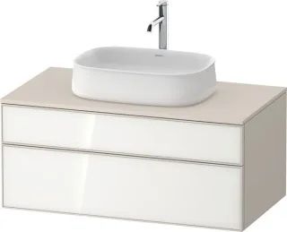 Duravit Zencha Konsolenwaschtischunterbau wandhängend Weiß & Taupe n/a & Supermatt 1000x550x442 mm - ZE4821064830000