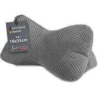 Bestlivings Buchkissen Leseknochen für den Nacken, 18x35 cm, ergonomisch, Bubble-Optik, formstabil, waschbar bei 30°C