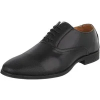 Coolwalk Herrenschnürschuh Derby in Lederoptik elegant Schnürschuh (92009978) Blockabsatz Business-Schuhe in Schwarz