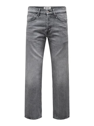 ONLY&SONS - ONSEDGE STRAIGHT MG 8202 TAI DNM NOOS Medium Grey Denim - Gr. - 32/32