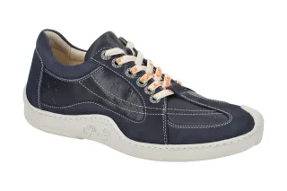 Eject 20421.001 Herren Sneakers Blau Nubuk Glattleder Gummisohle