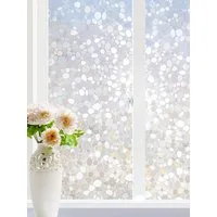 HomeBella Fensterfolie Sichtschutzfolie statisch haftend Blickschutz blickdicht und abloesbar