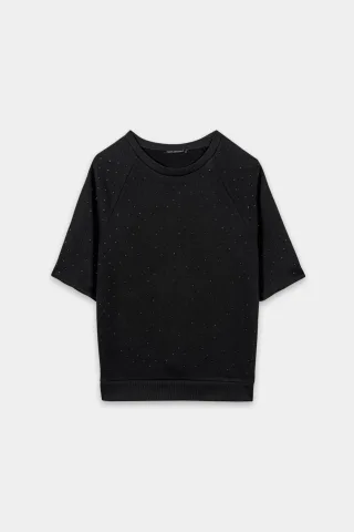 Luisa Cerano - Pullover Weiblich pure black - Gr. - 38