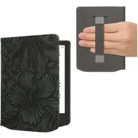 kwmobile E-Reader-Hülle Schutzhülle für Pocketbook Verse / Verse Lite / Verse Pro / Color, eReader Flip Case mit Handschlaufe und Auto Sleep Funktion