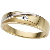 Firetti Goldring Schmuck Geschenk Gold 333 Herrenring Goldring, mit Zirkonia (synth)