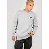 Alpha Industries Sweatshirt Basic Sweater small Logo Baumwollmischung, regular fit
