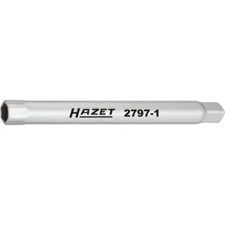 HAZET Stoßfänger Rohr-Steckschlüssel Vierkant 6,3 mm (1/4 Zoll) - 2797-1