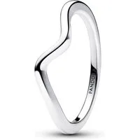 Pandora Fingerring Silberring für Polierte Welle