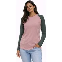 Skratta Longsleeve Langarm Shirt Damen Merino Mix Freizeit, Outdoor Longsleeve Arne