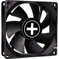 Case fan 80x80x25, Gehäuselüfter schwarz, 80 mm