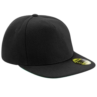 Beechfield - "Original" Snapback Mütze Flacher Schirm (Schwarz)