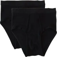 HERMKO Slip 3248 (Pack, 2er) 100 % Bio-Baumwolle Doppelripp mit Eingriff hergestellt in EU