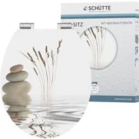 Schütte WC-Sitz BALANCE, High Gloss mit MDF Holzkern, mit Absenkautomatik