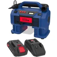 Güde Kompressor Akku Kompressor 18V LED-Arbeitsscheinwerfer mit Akku 2.0 & Ladegerät
