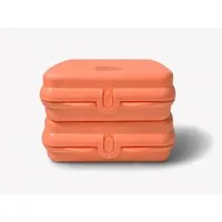 TUPPERWARE Lunchbox 2x Sandwich-Box orange