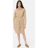 camel active Blusenkleid mit Taillengürtel Langarm (1-tlg)