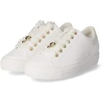 Paul Green Paul Green 5546-019 Damen Leder & Textil white Schnürschuh