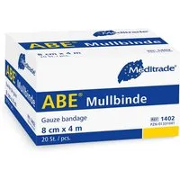 MediTrade Bandage Meditrade - ABE® Mullbinde - Fixierbinde - 20 Stück