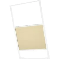 ventanara Dachfensterplissee Dachfenster passend für Velux Fenster Beige Verdunkelung SK06