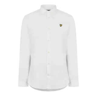 Lyle & Scott - Hemd für Herren, Popelin, Schmal, Langärmlig (Weiß)